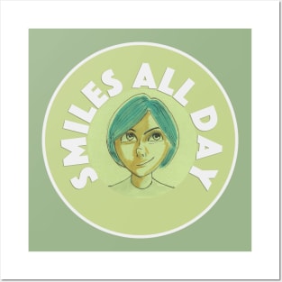 Smiles All Day Posters and Art